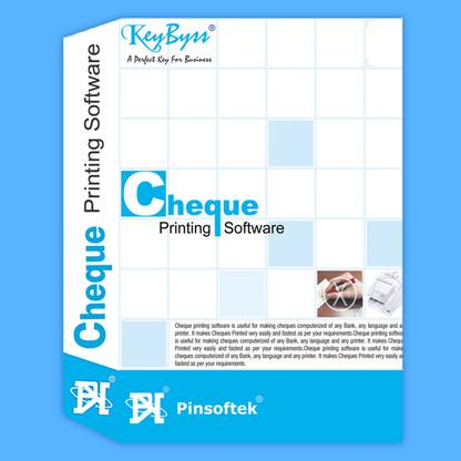 Pinsoftek Cheque Printing Software - 2 Users