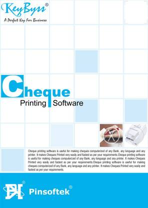 Pinsoftek Cheque Printing Software - 5 Users