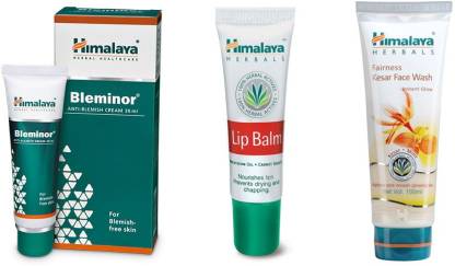 Himalaya Herbals Bleminor Anti Blemish Cream, Pure Skin Neem Facial Kit