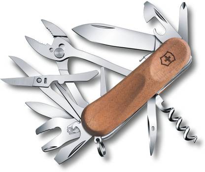 Victorinox EvoWood S557, 85mm, Walnut, Folding Box 10 Function Multi Utility Swiss Knife