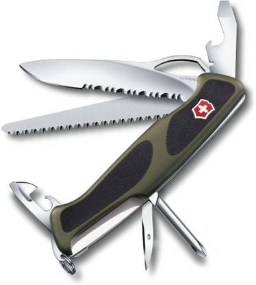 Victorinox Ranger Grip 178,130mm,component Handels,Green/Black Multi-utility Knife