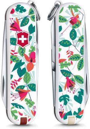 Victorinox Classic, 58mm, "Rainforest Walk" Multi-utility Knife