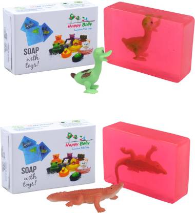 Happy Baby Luxurious Kids Soap With Toy Pink (P17)