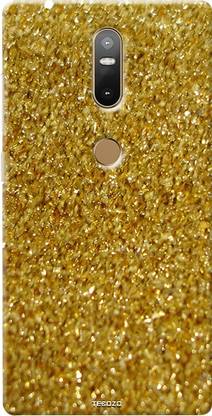 Tecozo Back Cover for Lenovo Phab 2 Plus - 3D Designer Printed Back Cover / Hard Case - Golden Sparkle Print