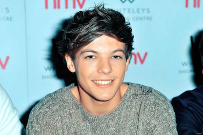 MUSIC WALLPAPER ON FINE ART PAPER LOUIS TOMLINSON ONE DIRECTION HD Fine Art Print
