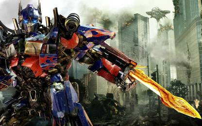 Optimus Prime in Transformers 3 ON FINE ART PAPER HD QUALITY WALLPAPER POSTER Fine Art Print