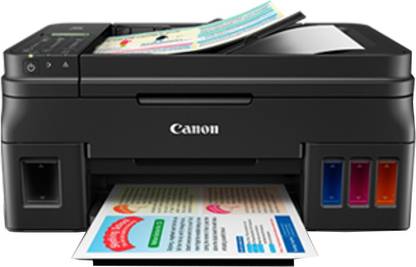 Canon PIXMA G4000 Multi-function WiFi Color Ink Tank Printer (Borderless Printing)