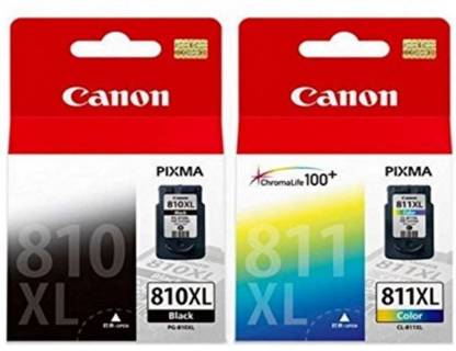 Canon 810 XL & 811 XL [Set of 2] Tri-Color Ink Cartridge