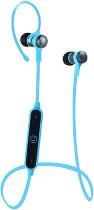 Flipfit Bluetooth Wireless Handfree, Headset, Earphones, Ear Leads, Bluetooth Wireless Earphones, Handsfree (Blue) Wired without Mic
