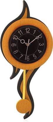 E'Qfc Designer Pendulum Wall Clock Analog 52.5 cm X 21 cm Wall Clock