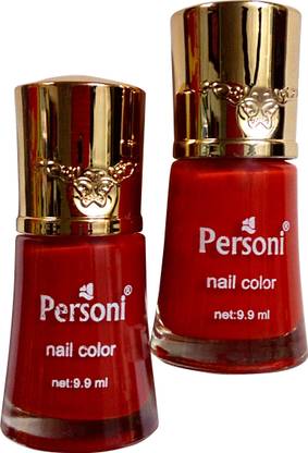 PERSONI Multicolor Set of 2 Nail Paints Red