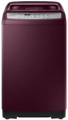 SAMSUNG 6.5 kg Fully Automatic Top Load Washing Machine Maroon