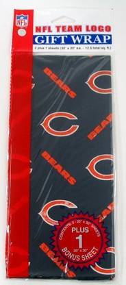 Generic Nfl Chicago Bears Wrapping Paper