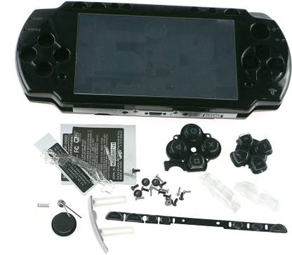 TCOS Tech PSP 2000 Series Full Replacement Housing Case Face Plate with Buttons  Gaming Accessory Kit