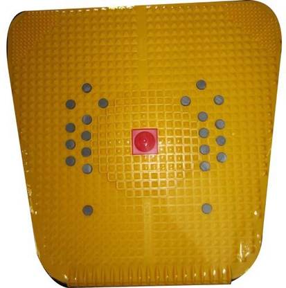 ACM Acupressure Foot Massager with Powerful Magne Pyramids Pain Reliefer Yellow 5 mm Accupressure Mat