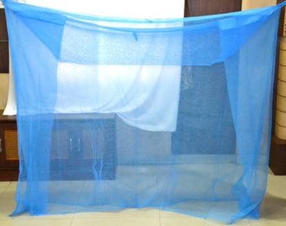 BiteFree Mosquito Net Double Bed 8 X 6 Feet Normal Quality(40m/kg) Nylon Washable Adults Mosquito Net