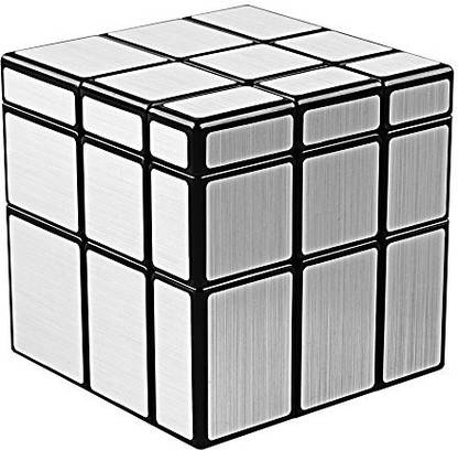 Coogam Qiyi Silver Mirror Cube 3X3 Mirror Blocks Speed Cube Shape Mod Toy
