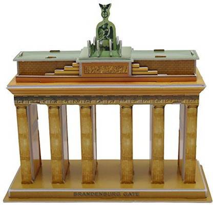 Runsong Creative 3D Paper Model Brandenburg Gate