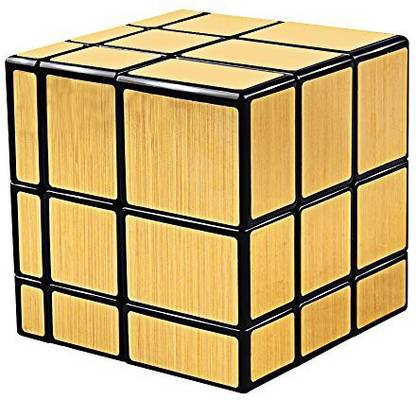 Coogam Qiyi Golden Mirror Cube 3X3 Mirror Blocks Speed Cube Shape Mod Toy