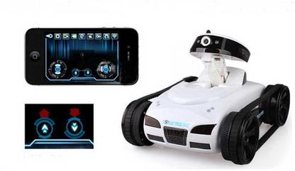 RMA 777-270 WiFi Mini i-spy RC Tank Car Toy With Camera Remote Control&Video