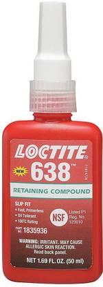 loctite Loctite 638 Retaining Compounds, Pack Size: 50 Ml Adhesive