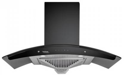 Hindware ZEVIO 60 Auto Clean Wall Mounted BLACK 1200 CMH Chimney