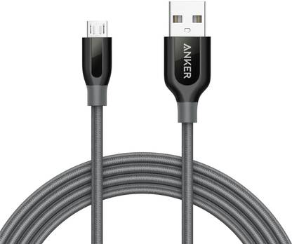 Anker Micro USB Cable 2 A 6 m A81430A1 - Grey