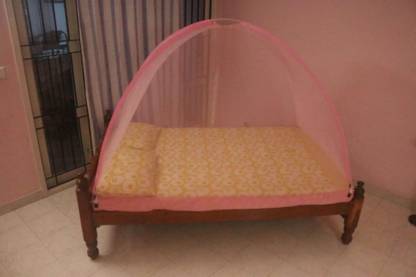 NetCraft Polyester Adults Washable 7x7 feet Super king size Mosquito Net