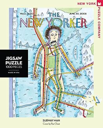New York Puzzle Company New Yorker Subway Man
