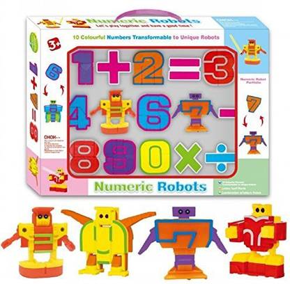ssj Kids Children Educational Toys Magic Number Transformers Robots