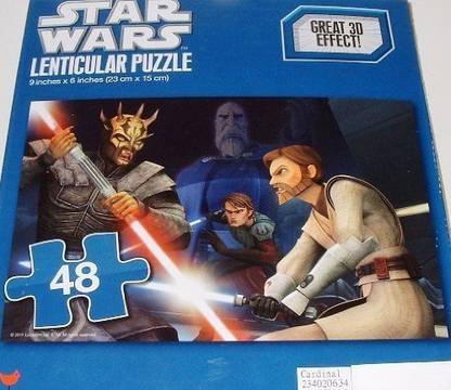 STAR WARS 3D Lenticular Savage Opress Sith Lord 9 X 6 (Lightsaber Duel Anakin Skywalker Obi Wan Kenobi Count Dooku!)