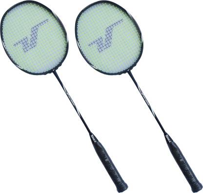 VINEX Badminton Racket - Tech Series 1000 (Graphite) Black Strung Badminton Racquet