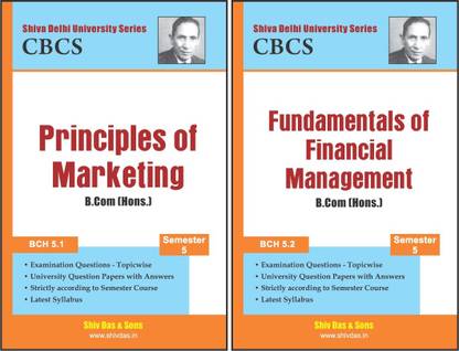 Delhi University B.Com [Hons.] Semester-5 Principles Of Marketing And Financial Management