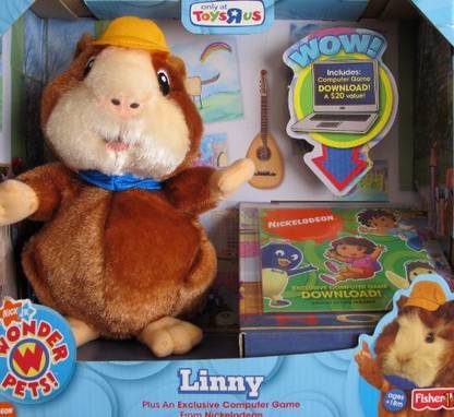 NICKELODEON WONDER PETS LINNY Plush HAMSTER  - 10 inch