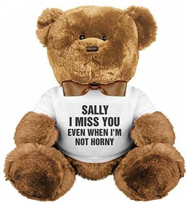 Funnyshirts Org Sally I Miss You Even When I'm Not Horny Plush  - 8 inch