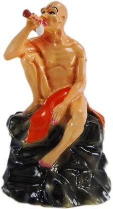 Ratnatraya Shree Gajanan Maharaj Idol For Car Dashboard Home/Table Décor Decorative Showpiece  -  8.3 cm