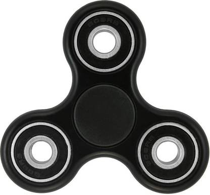Lata Fidget Spinner Hand Spinner, EDC Spinner Fidget Toys, tri-spinner fidget, and Ultra Speed - Hybrid Ceramic Bearing Colour Black