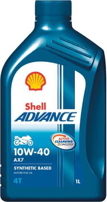 Shell AX7 10W40 Advance Synthetic Blend Engine Oil
