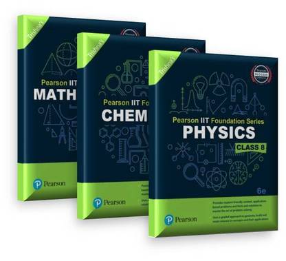 Pearson IIT Foundation Series for Class 8 (Set of 3)