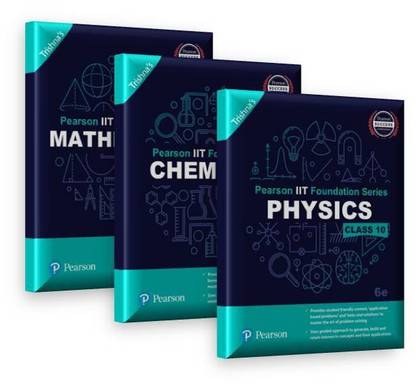 Pearson IIT Foundation Series for Class 10 (Set of 3)
