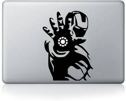 Inkflame Iron Man Apple Macbook Mac Sticker Skin Decal Vinyl for 13, 15, 17 Inch Vinyl Laptop Decal 15