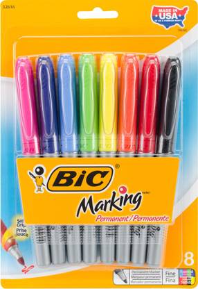 BiC Mark-It Permanent Markers 8/Pkg-Assorted