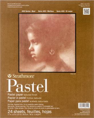 Strathmore Assorted Color Pastel Paper Pad 11"X14"-24 Sheets