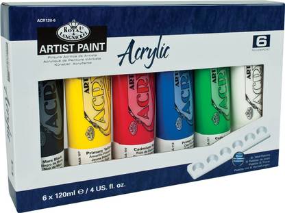 Royal & Langnickel Acrylic Paints 120Ml 6/Pkg-