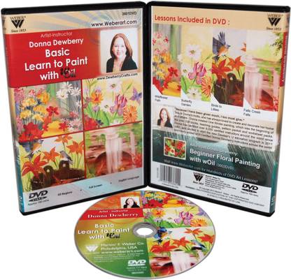 Weber Donna Dewberry Basic Learn To Paint W/Oil Dvd-