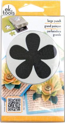 EK Success Large Punch-Retro Flower, 2"