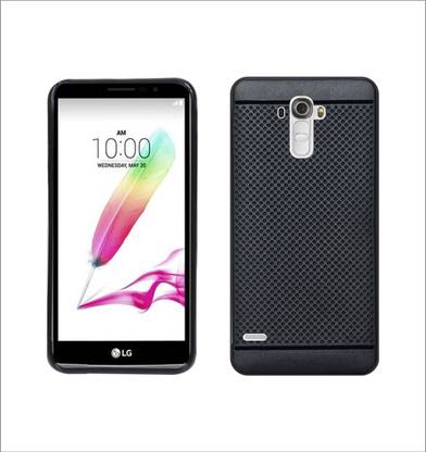 CASE CREATION Back Cover for LG G4 Stylus (LGH630D) Ultra Thin Perfect Fitting Dotted Premium Imported High quality 0.3mm Crystal Matte Finish Totu Silicone Transparent Flexible Soft Black Border Corner protection with TPU Slim Back Case Back Cover