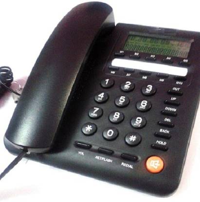 Attitude BT-M59 Landline Phone Corded Landline Phone with Answering Machine
