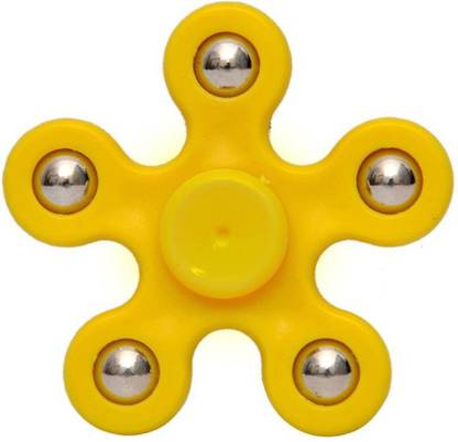 YTNAB 5 STAR YELLOW COLOR VERY SMOOTH FIDGET SPINNER