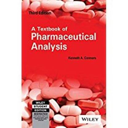 A Textbook Of Pharmaceutical Analysis, 3Rd Ed 3rd Edition
